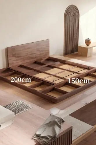 #tatamidesign##tatami japonais##lit japonais en bois foncer##tatami design lit##lit de luxe japonais#